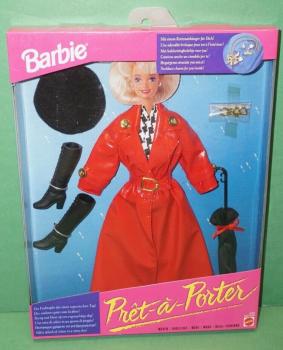 Mattel - Barbie - Prêt-à-porter - Red Trenchcoat - наряд